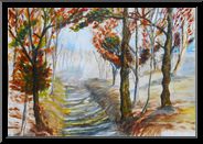Marguerite-Paulet-sous-bois-aquarelle