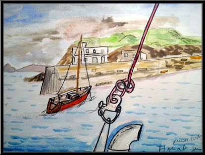 Marguerite-Paulet-houat-vieux-port