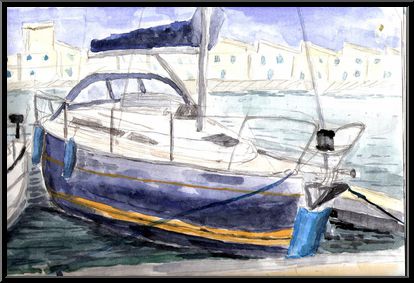 Marguerite-Paulet-voilier-au-port-de-la-turbale