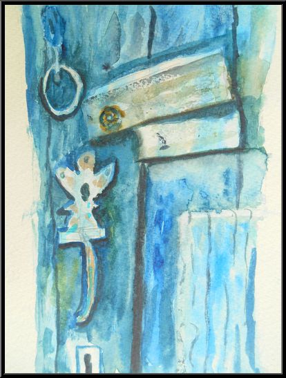 Antoine-Paulet-la porte bleue