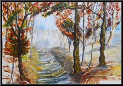 Marguerite-Paulet-sous-bois-aquarelle