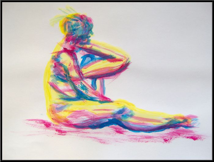 Antoine-Paulet-assise gouache