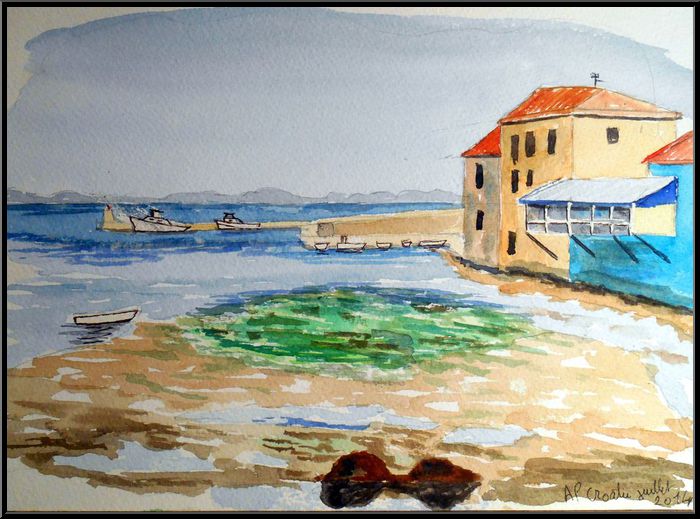 Antoine-Paulet-Croatie aquarelle