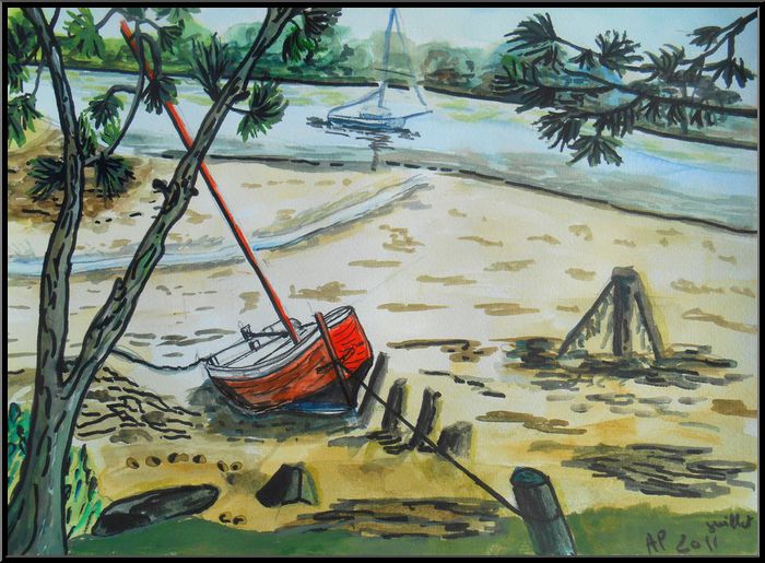 Antoine-Paulet-Laita aquarelle