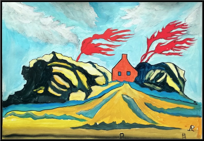 Antoine-Paulet-la maison dans les rochers de Menham A2