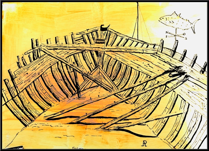 Antoine-Paulet-Magouer cimetire bateaux