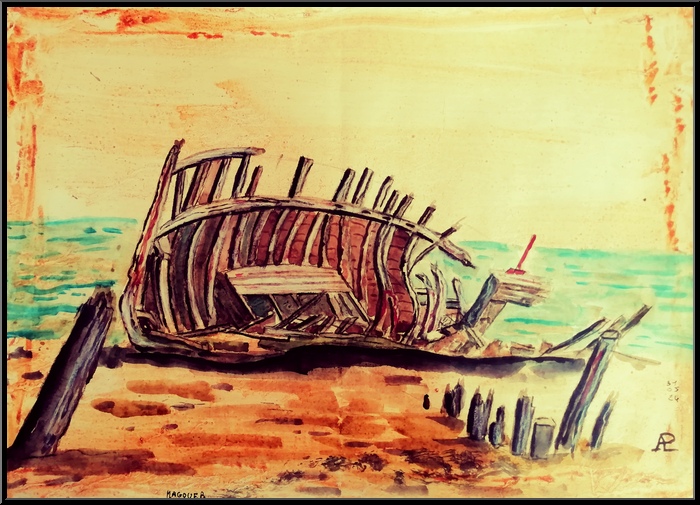 Antoine-Paulet-le magouer cimetire  bateaux