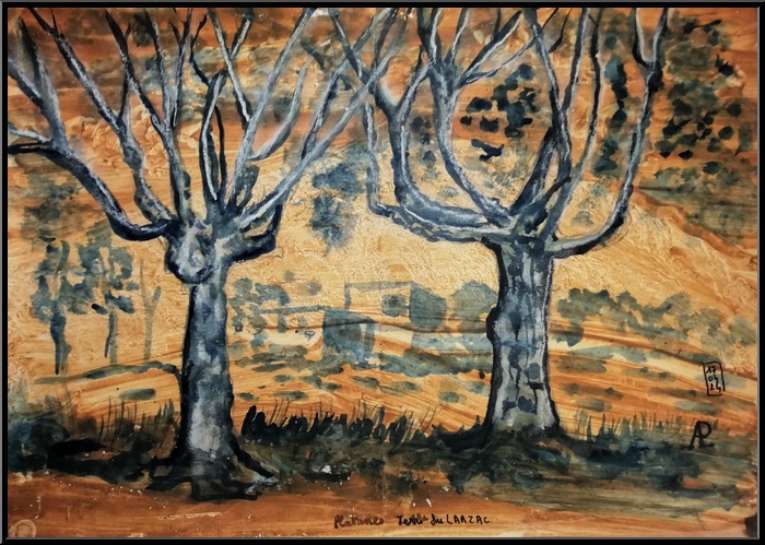 Antoine-Paulet-Platanes terre du Larzac