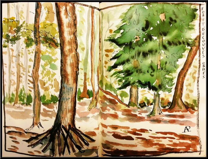 Antoine-Paulet-Foret d'ecouves Orne 2xA4