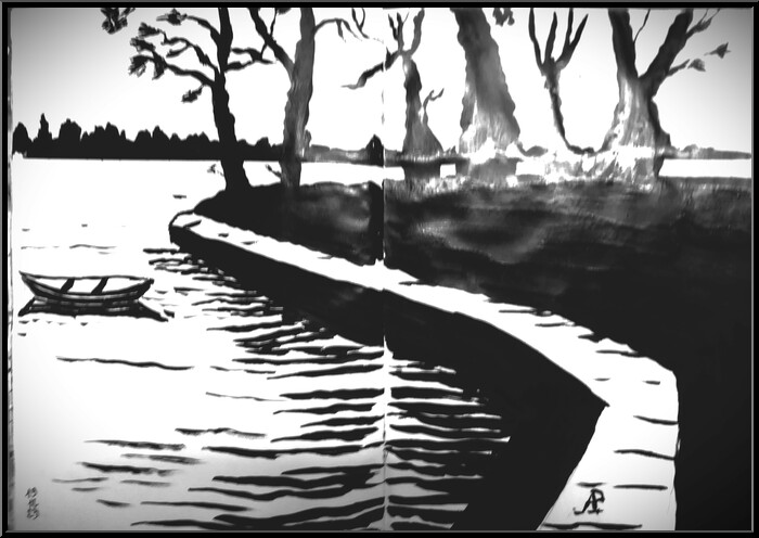 Antoine-Paulet-Au bord de l'etang A2